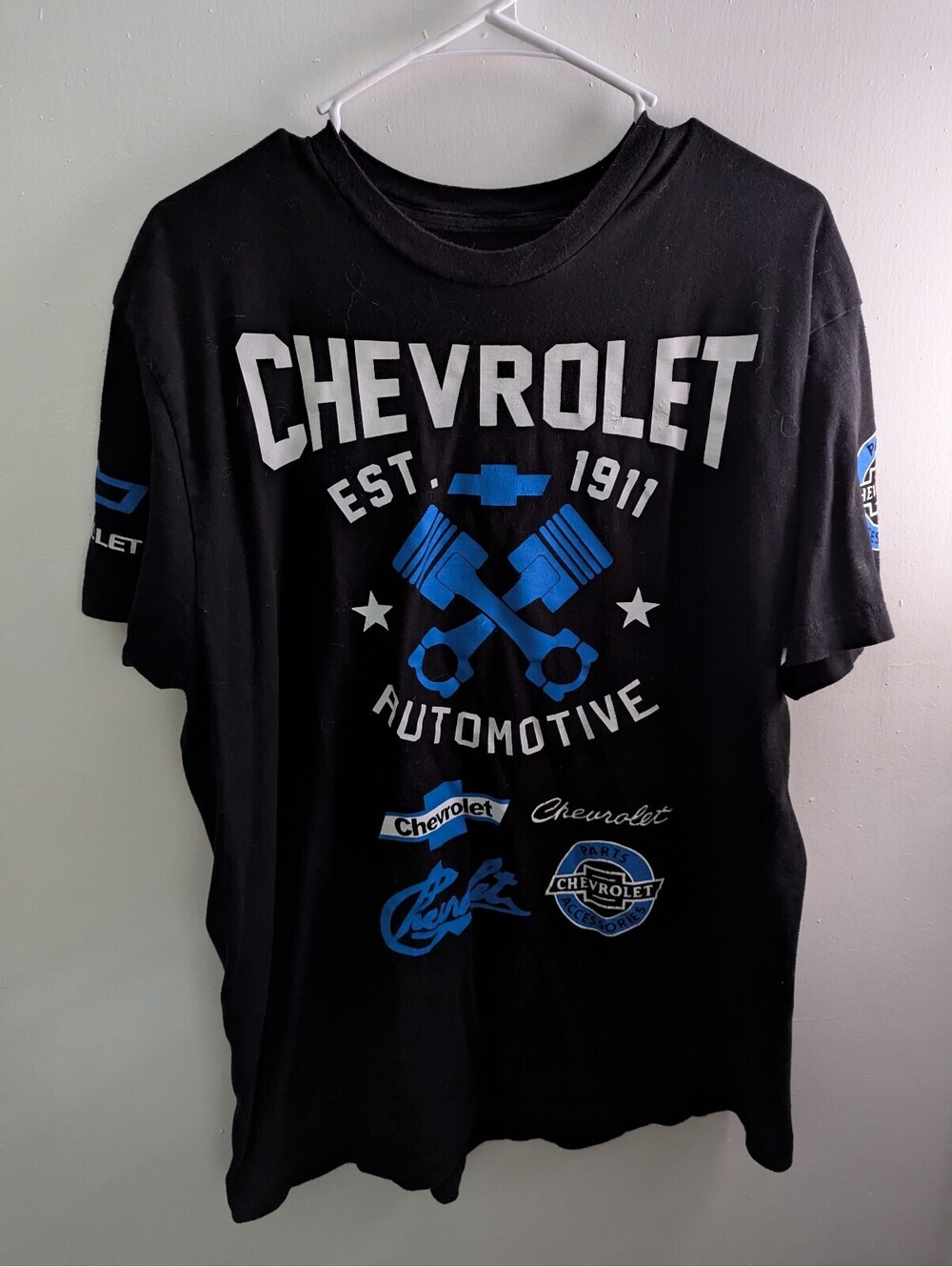 Chevrolet GM Est. 1911 Automotive Graphic T-Shirt Black XL